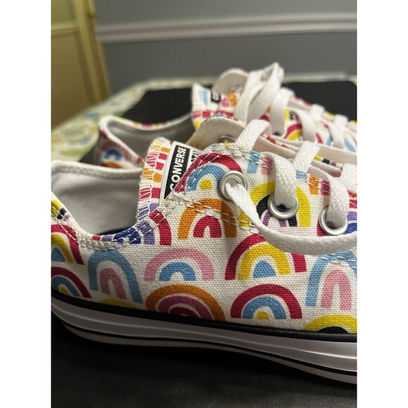 Converse Pride Rainbow Sneakers Chuck Taylor Low Unisex Men’s 6; Women’s 8 - Picture 3 of 14